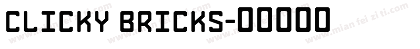 Clicky Bricks字体转换